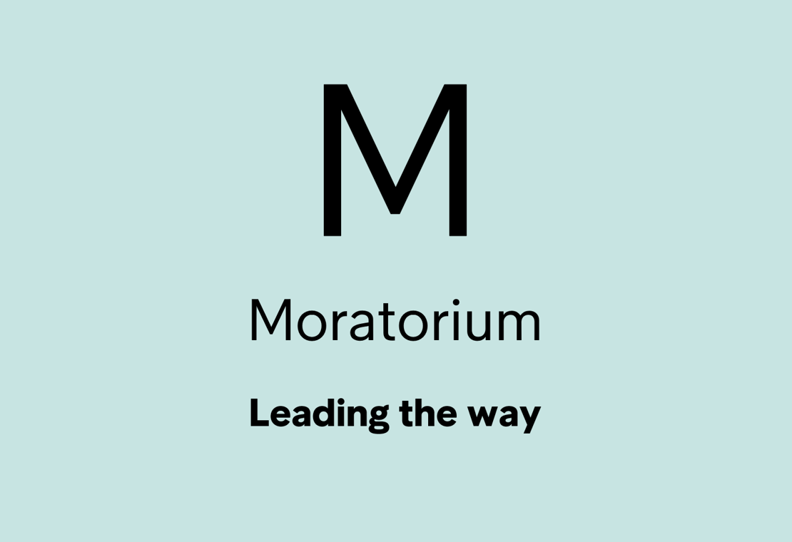 M - wie Moratorium